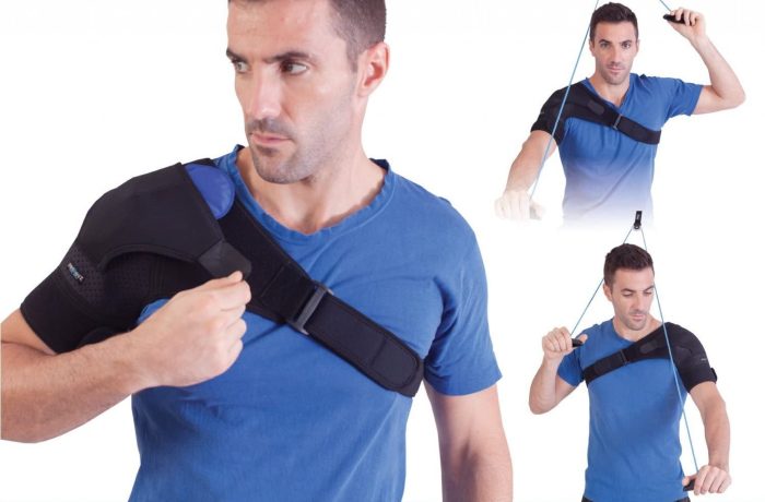 Does a shoulder brace help a rotator cuff injury