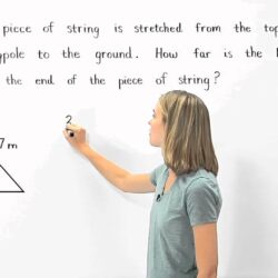 Pythagorean theorem word problems worksheet with answers